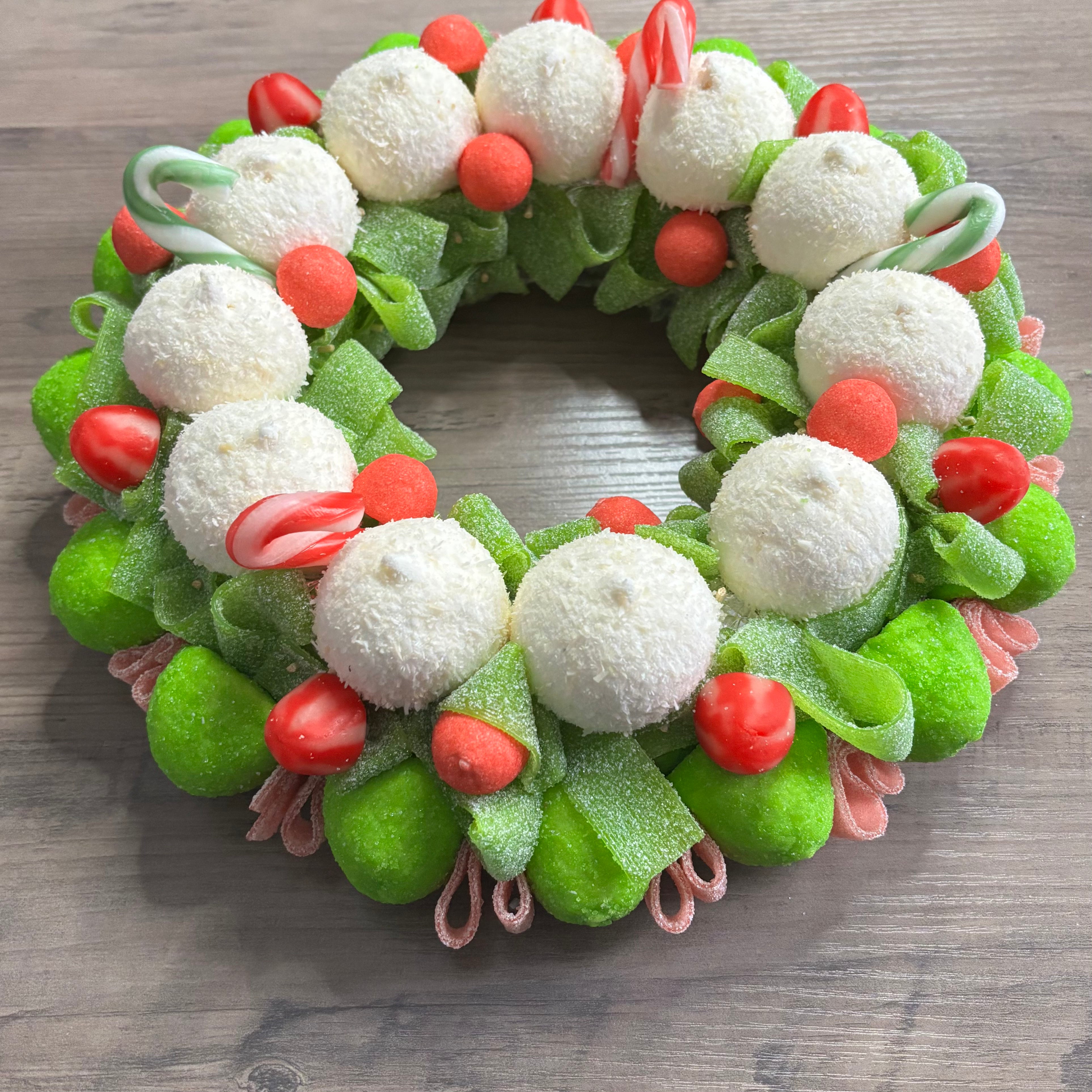 Couronne gourmande de Noël