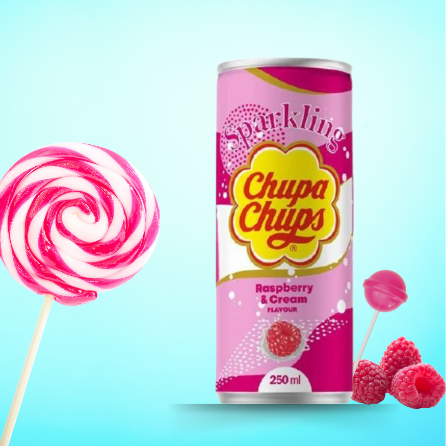 Chupa Chups Raspberry & Cream (250ML)