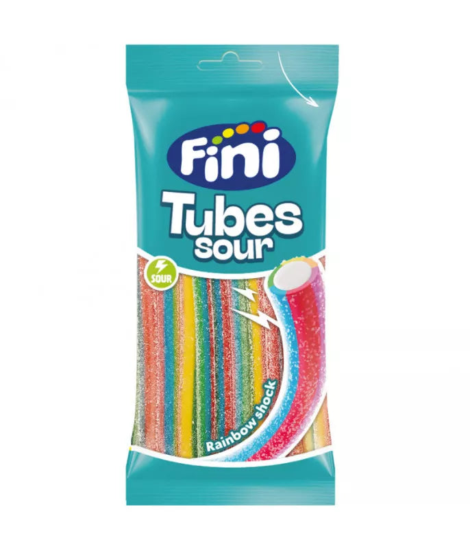 Sachet Fini Bâtons Arc-en-Ciel Acides (75g) BIENTÔT DE RETOUR !